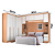 Dormitório Modulado 05 pçs - Linha Infinity - Moveis Castro - Imagem 13