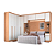 Dormitório Modulado 05 pçs - Linha Infinity - Moveis Castro - Imagem 10