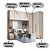 Dormitório Modulado 05 pçs - Linha Elegance - Moveis Castro - Imagem 11