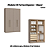 Dormitório Modulado 06 pçs - Linha Elegance - Moveis Castro - Imagem 8