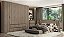 Roupeiro 06 Portas Nobre 100% MDF - Ref. 5892 - Rustic - Thb - Imagem 1