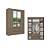 Roupeiro 04 Portas Nobre 100% MDF Slim Glass - Ref. 5868 - Rustic - Thb - Imagem 2