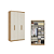 Roupeiro 04 Portas Milan - Ref. 5864 - Capuccino/Off White - Thb - Imagem 2
