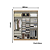 Roupeiro 06 Portas Milan - Ref. 5866 - Capuccino/Off White - Thb - Imagem 5