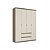 Roupeiro 04 Portas Nobre 100% MDF - Ref. 5900 - Rustic/Off White - Thb - Imagem 3