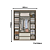 Roupeiro 04 Portas Nobre 100% MDF Slim Glass - Ref. 5899 - Rustic/Off White - Thb - Imagem 5