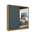 Roupeiro 02 Portas de Correr Malaga Full Glass - Ref. 5875 - Capuccino/Azul - Thb - Imagem 3