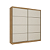 Roupeiro 02 Portas de Correr Malaga - Ref. 5871 - Capuccino/Off White - Thb - Imagem 3