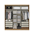Roupeiro 02 Portas de Correr Malaga - Ref. 5871 - Capuccino/Off White - Thb - Imagem 4