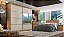 Roupeiro 02 Portas de Correr Malaga Glass - Ref. 5877 - Capuccino/Off White - Thb - Imagem 1