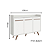 Balcão Buffet 03 Portas Linha Retrô - RT 3134 - Branco - Movelbento - Imagem 3