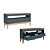 Rack 03 Gavetas - MB 1016 - Mel/Petroleo - Movelbento - Imagem 2