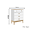 Comoda 05 Gavetas - MB 1020 - Mel/Branco - Movelbento - Imagem 5