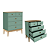 Comoda 05 Gavetas - MB 1020 - Mel/Oliva - Movelbento - Imagem 2