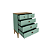 Comoda 05 Gavetas - MB1020 - Mel/Oliva - Movelbento - Imagem 5