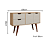 Balcão Buffet 02 Portas 02 Gavetas - MB 1097 - Mel/Off White - Movelbento - Imagem 3