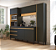 Cozinha Compacta Vita - VIT18-1553 - Off White/Carvalho - Primavera - Imagem 1