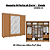 Roupeiro 265cm 04 Portas de Correr 04 Gavetas c/Pés e Espelhos - Ref. CB01N565 - Canela/Macadamia-Canela - Kappesberg - Imagem 3