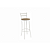 Banqueta Jade - Ref. 1B699-BR - Estampa: 31 (Capuccino) Branco- Kappesberg Crome - Imagem 2