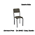 Par de Cadeiras Ibiza - Ref. 2C133-PR - Estampa: A048C (Compose Chumbo) Preto - Kappesberg - Imagem 1