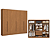 Roupeiro 270cm 06 Portas 03 Gavetas - Ref. T580 - Canela - Kappesberg - Imagem 3