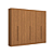 Roupeiro 270cm 06 Portas 03 Gavetas - Ref. T580 - Canela - Kappesberg - Imagem 4