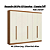 Roupeiro 270cm 06 Portas 03 Gavetas - Ref. T580 - Canela/Off White - Kappesberg - Imagem 2