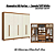 Roupeiro 270cm 06 Portas 03 Gavetas c/ Pés - Ref. CB03T580 - Canela/Off White - Kappesberg - Imagem 2