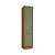 Paneleiro 02 Portas - Ref. T627 - Canela/Verde - Linha Vibra - Kappesberg - Imagem 2