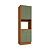 Torre Quente 01 Forno - Ref. T629 - Canela/Verde - Linha Vibra - Kappesberg - Imagem 2