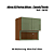 Aéreo 03 Portas 80cm - Ref. T647 - Canela/Verde - Linha Vibra - Kappesberg - Imagem 2