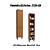 Paneleiro 02 Portas - Ref. T724 - Canela - Linha Linna - Kappesberg - Imagem 1