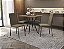 Conjunto de Mesa Sardenha 90cm + 04 Cadeiras Amsterda Preto Cor Bege - Kappes Crome - Imagem 1