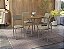 Conjunto de Mesa Sardenha 90cm + 04 Cadeiras Mali Nikel Cor Bege - Kappes Crome - Imagem 1