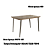 Conjunto de Mesa Iguaçu 160 + 06 Cadeiras Noruega Nikel Cor Capuccino - Kappesberg Crome - Imagem 4
