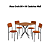 Conjunto de Mesa Creta 90 + 04 Cadeiras Mali Nikel Cor Terracota - Kappes Crome - Imagem 2