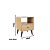Mesinha Cabeceira - MB 1124 - Mel - Movelbento - Imagem 4