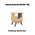Mesa de Cabeceira - MB 1106 - Mel - Movelbento - Imagem 2