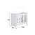 Mini Berço 4 em 1 c/ Colchão - Branco - Completa Móveis - Imagem 10