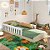 Cama Montessoriana Solteiro Encanto - Carvalho/Branco - Completa Móveis - Imagem 1