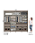 Roupeiro 264cm 02 Portas Deslizantes Dream 100% MDF - D350-228 - Avelã / Off White - Móveis Henn - Imagem 6
