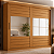 Roupeiro 250cm 02 Portas Cayman 100% MDF c/ Espelho - Ref. D337-214 - Cinamomo - Móveis Henn - Imagem 2
