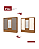 Roupeiro 232cm 03 Portas Deslizantes Delvin - D349-226 - Cinamomo/Off ou Avelã - Móveis Henn - Imagem 9