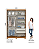 Roupeiro 150cm 02 Portas Lucca c/ Espelho - D348-226 - Cinamomo/Off ou Avelã - Móveis Henn - Imagem 10