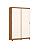 Roupeiro 150cm 02 Portas Lucca - D348-226 - Cinamomo/Off ou Avelã - Móveis Henn - Imagem 7