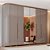 Roupeiro 06 Portas Premium - Ref. D338-224 - Avela/Nature - Moveis Henn - Imagem 1