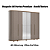 Roupeiro 06 Portas Premium - Ref. D338-224 - Avela/Nature - Moveis Henn - Imagem 2