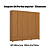 Roupeiro 06 Portas Imperial 100% MDF - D344-214 - Cinamomo - Moveis Henn - Imagem 2
