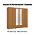 Roupeiro 06 Portas Imperial 100% MDF c/ Espelho - D344-214 - Cinamomo - Moveis Henn - Imagem 2