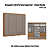 Roupeiro 06 Portas Imperial 100% MDF - D344-220 - Cinamomo / Avelã - Moveis Henn - Imagem 2